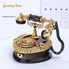 Yi Zhi Lin Ретро Европейский Телефон с Поворотным Диском Музыкальная Шкатулка - Винтажный Домашний Декор Дисплей