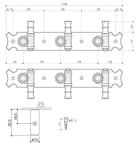 GOTOH Classical Guitar EW Gold Peg, Button, (35G-620EWX) 35G620-EW