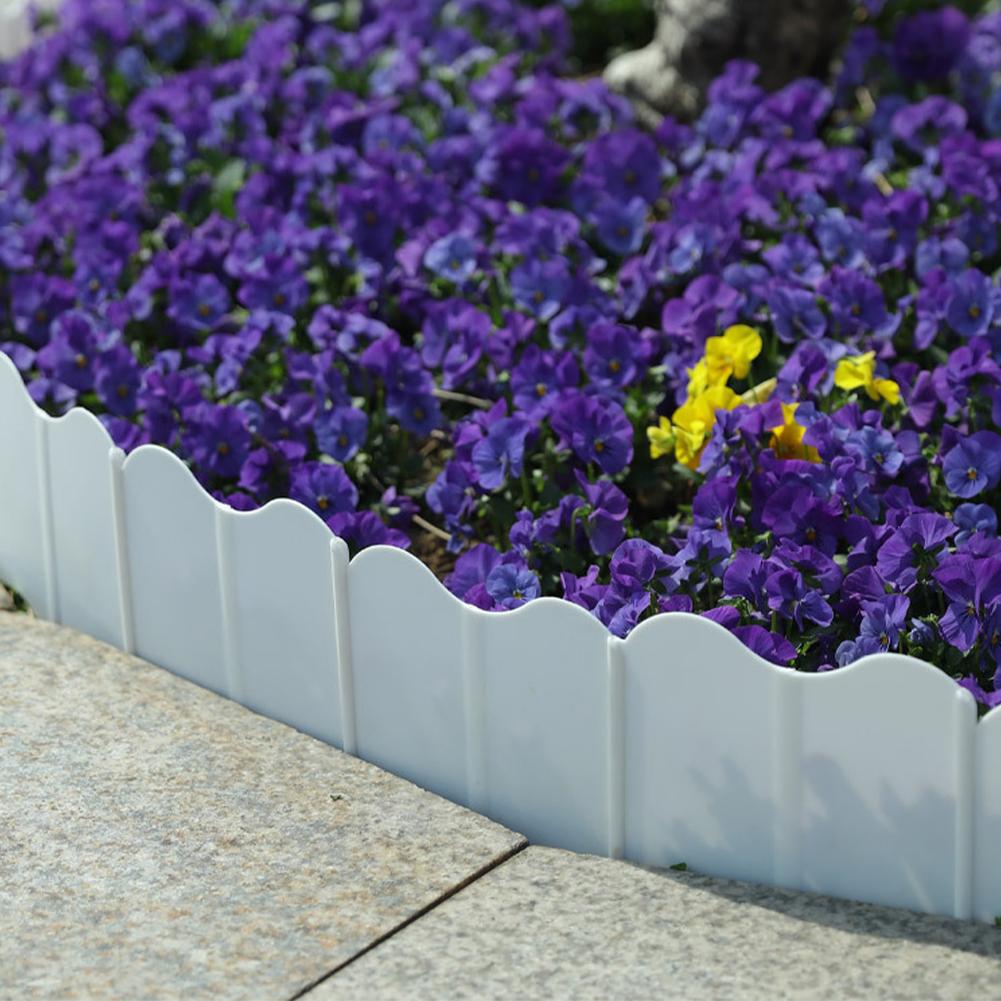 Забор с гвоздями для земли Садовый забор Пластиковый двор Декоративный забор Уличный штекерный забор Садовые принадлежности