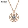 Lindon женское ожерелье кулон медный сплав циркон для женщин свадебная вечеринка модный подарок