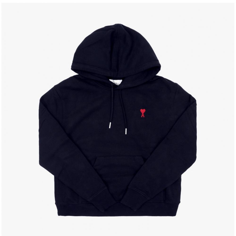 Ami Small Heart Logo Hoodie Bfusw235 730 430