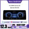 New 12.3 Inch IPS Screen Android 14 For BMW Series 3/5 E60 E61 E90 E92 Car Radio Player Multimedia GPS Navigation Video