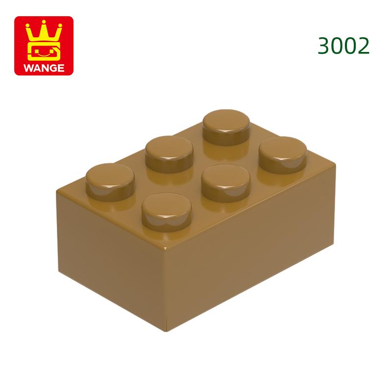 Нетоксичный 55 шт./лот 3002 2x3 Толстые Строительные Блоки Moc Аксессуары Совместимые С Кирпичами Детские Игрушки Подарочная Коробка