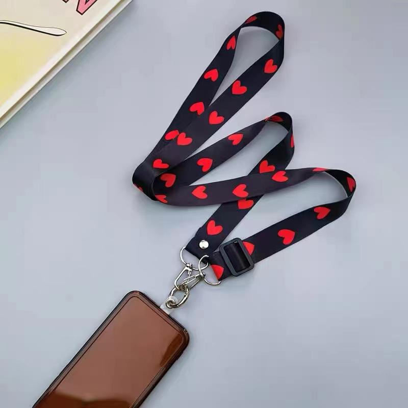 Новый регулируемый ремешок для телефона, двойная пряжка для iPhone 15, crossbody-шнурок, цветной плечевой ремень, многоцелевой страховочный шнурок