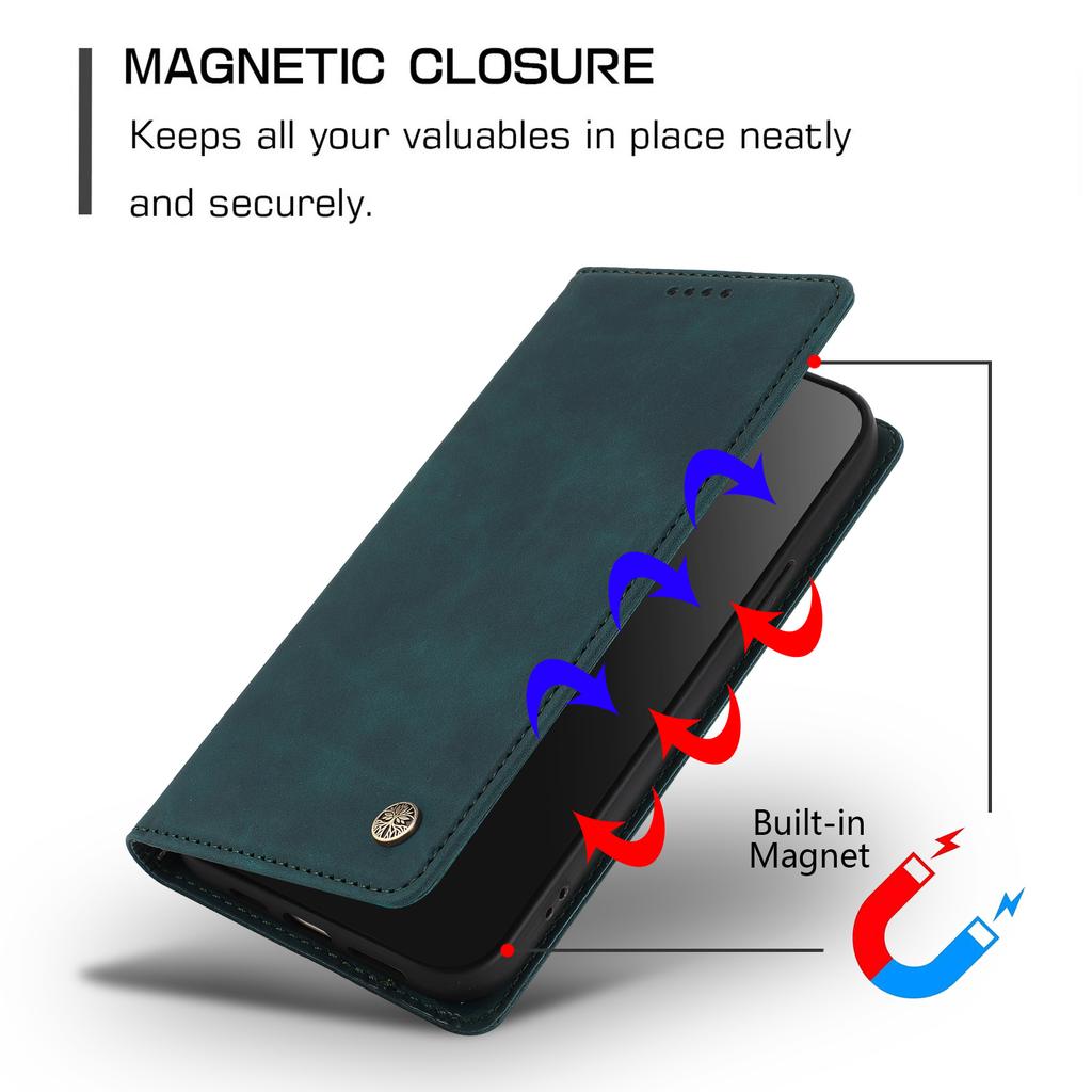 Wallet Case for X6d - Leather/PU, Dark Green