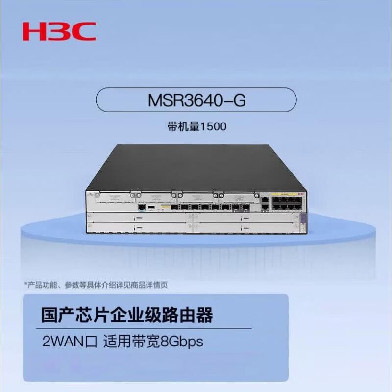 Многосервисный маршрутизатор корпоративного класса H3C MSR3640-G (Китайская версия)