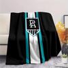 Port Adelaide Print Flannel Blanket, High quality Comfortable for All Seasons, Home Decor, Warmth and Comfort, Perfect for Christmas Gifts