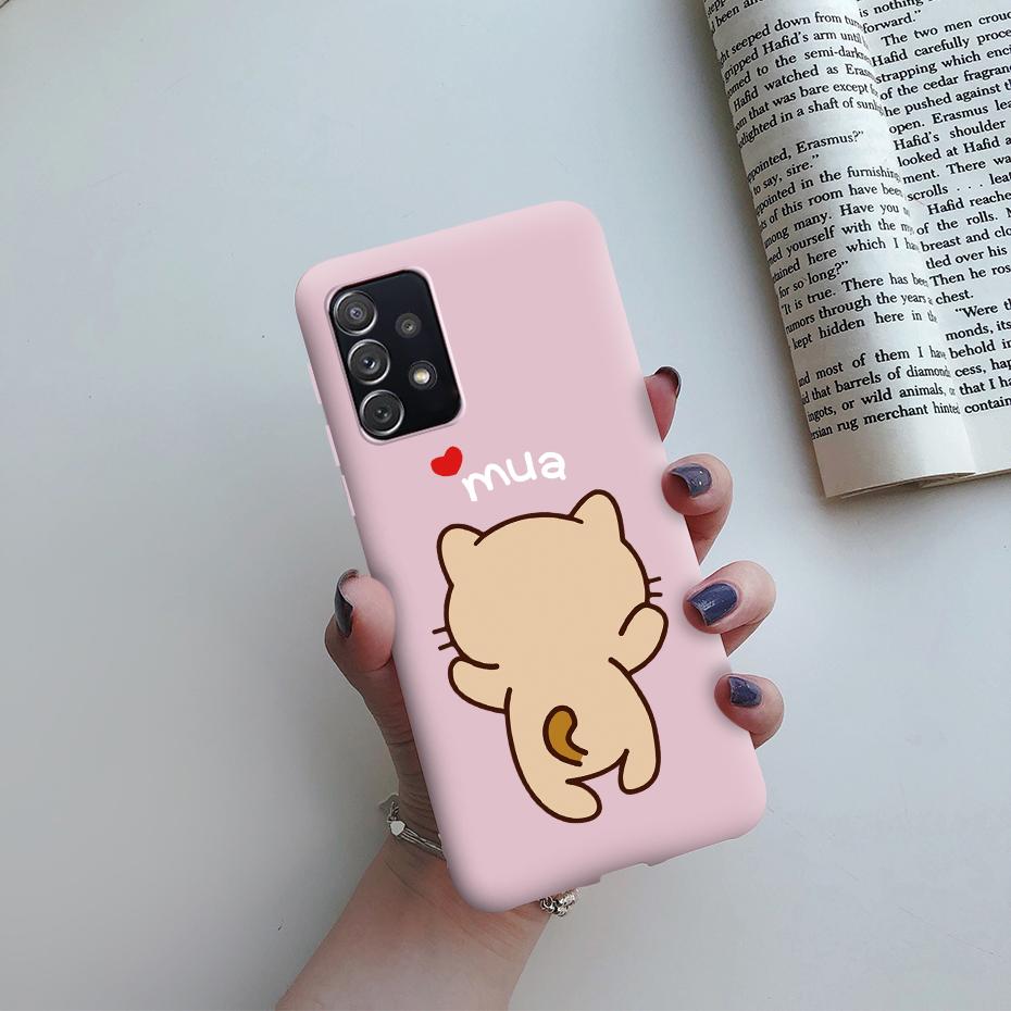 For Samsung A52 Case Silicon Soft Cute Back Cover Bumper Funda For Samsung Galaxy A52 5G GalaxyA52 A 52 2021 SM-A526B Case Coque