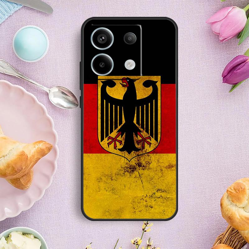 Чехол с гербом флага Германии для Redmi Note 13 Pro Plus Note 12 9 10 11 Pro 9S 10S 11S 12S Redmi 12 10 C 13C