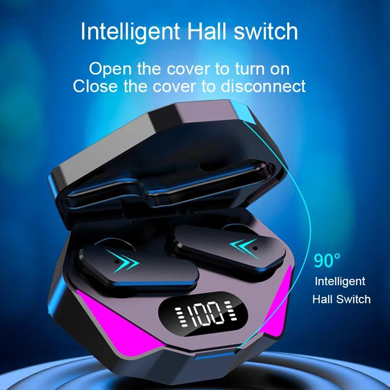 Bluetooth-наушники, беспроводные наушники с микрофоном, низкая задержка TWS X15, стереогарнитура, музыкальные игровые спортивные наушники для Xiaomi iPhone