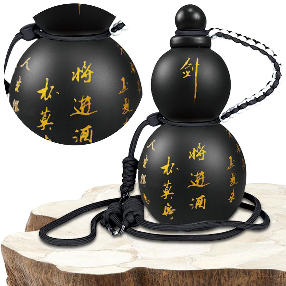 Vintage Chinese Retro-Inspired Gourd Water Bottle Wine Bottle 800ML Large Capacity Gourd Sports Water Bottle Gifts for Men