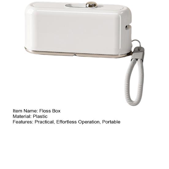 Коробка для зубной нити Портативный автоматический диспенсер для зубной нити Пыленепроницаемый Многоразовый