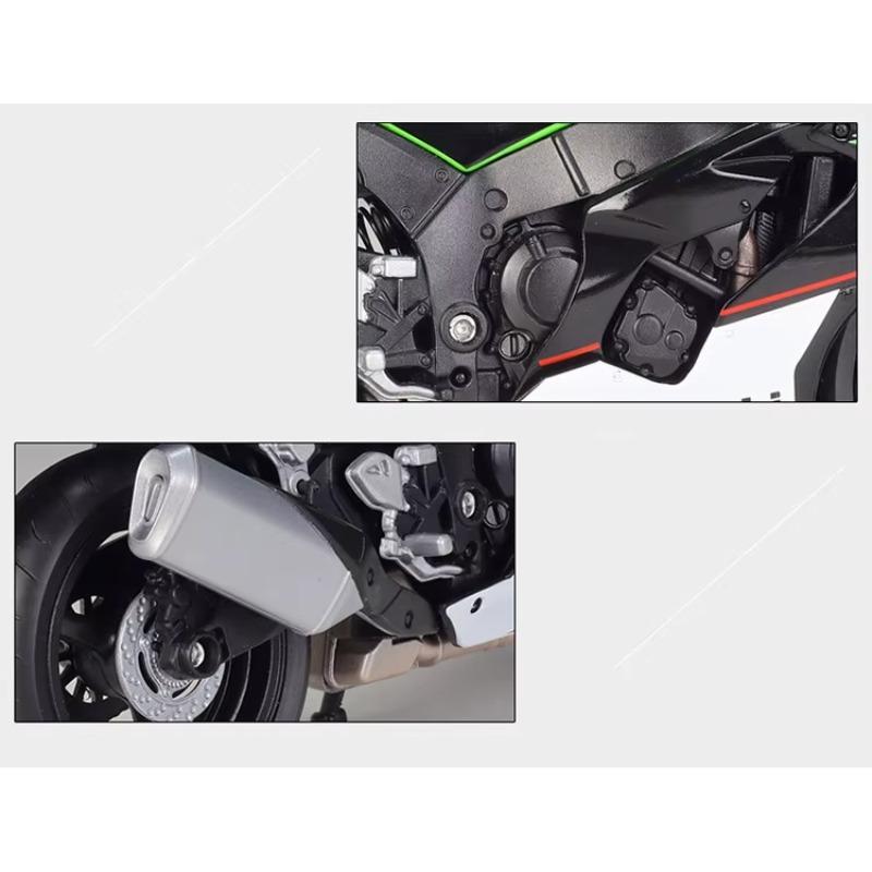 Welly 1/12 Scale 2021 Kawasaki Ninja ZX-10R Alloy Motorcycle Model Simulation Diecast Metal Scale Motorcycle Model Childrens Toy Gifts