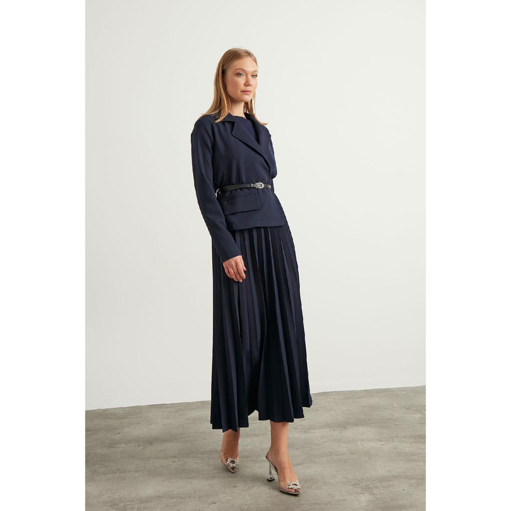 Темно-синее платье Aden