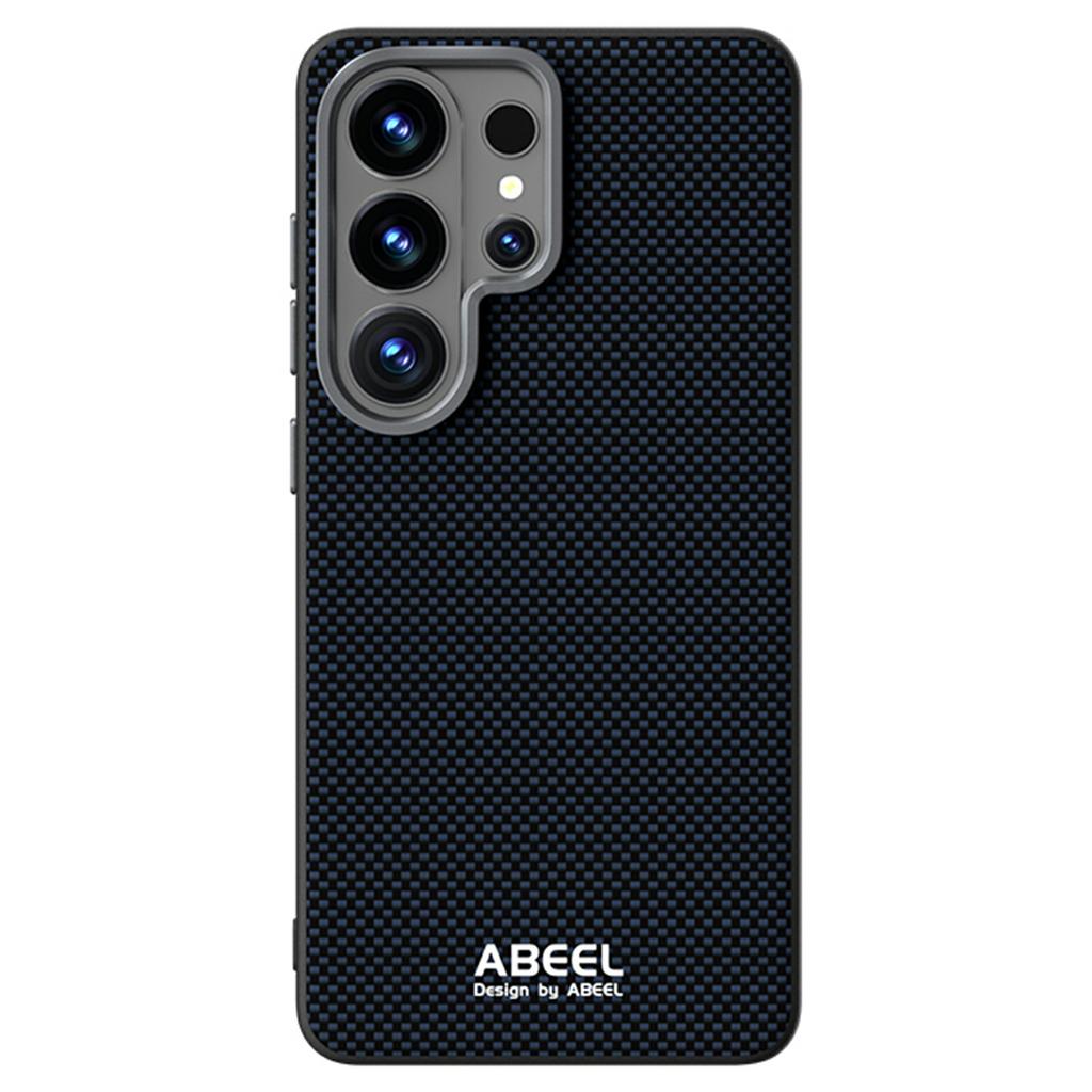 ABEEL For Samsung Galaxy S26 Ultra Magnetic Case Printed PC TPU Aluminum Alloy Leather Phone Cover