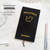 Планер формата А6 с текстурой ткани и узором: Компактный, утолщенный карманный ежедневник для офиса и бизнеса.