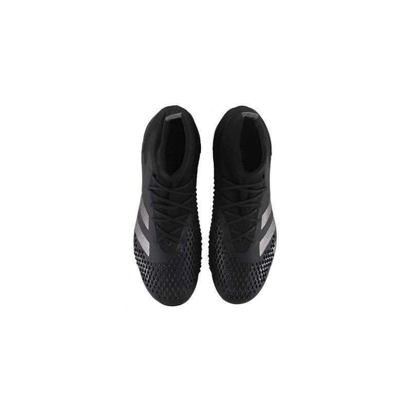 adidas Мутатор Нескользящие Амортизирующие Футбольные Бутсы Средней Высоты для Детей Черные Детские Кроссовки EF1988