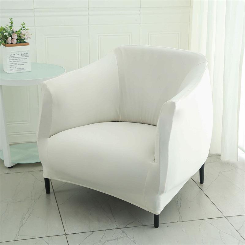 Все включено Чехол на кресло-бочку Защита мебели Эластичная ткань Чехол на кресло с подлокотниками Диван Чехол для дивана Интернет-кафе Бар Офис Диван Накидка