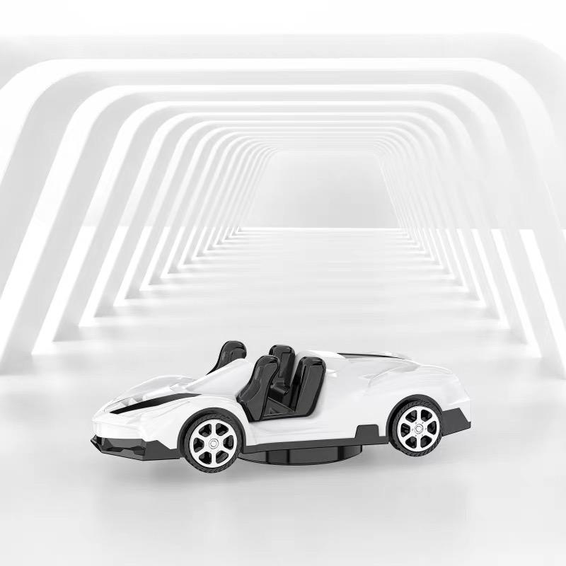 Держатель для телефона 2-в-1 в виде гоночной машины, подставка для декора стола в автомобиль, вращающийся на 360°, универсальный для всех смартфонов, крепление