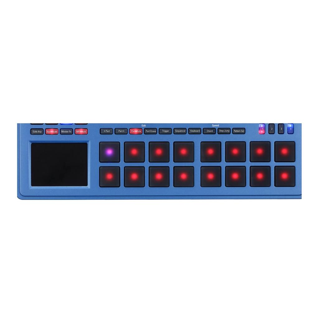 KORG Synthesizer Sequencer Electribe2 BL Electribe2 Metallic Blue Ideal for Dance Music Music Production Live Performance Works with Ableton Live