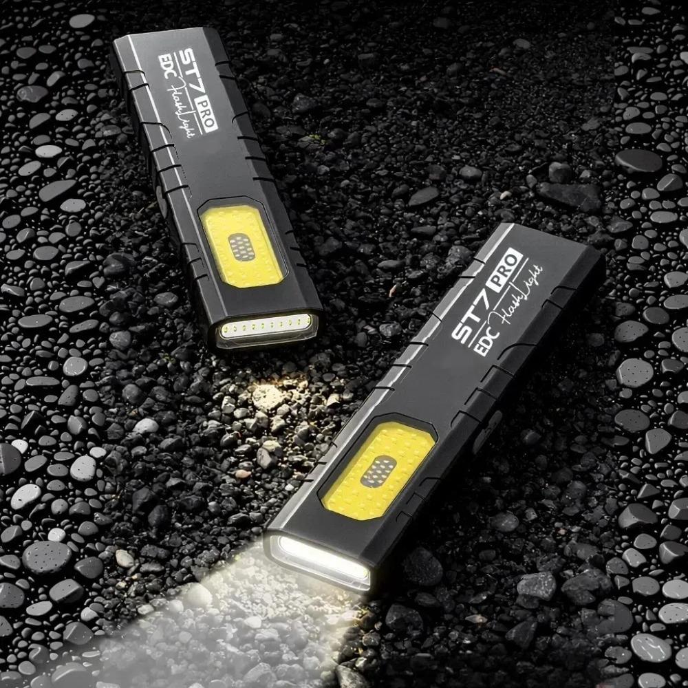 ST7 PRO Источник света EDC Особенности Функция лазерной указки Режим фонарика Магнитное основание Карманная клипса ABS-конструкция Кемпинг Пеший туризм