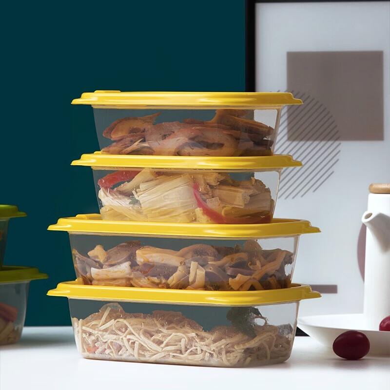 Chahua Beige Plastic Refrigerator Food Storage Containers
