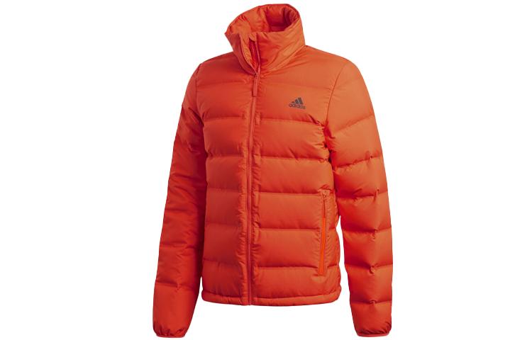 adidas Мужские пуховики Оранжевые С воротником-стойкой Умеренные Другие DZ1448
