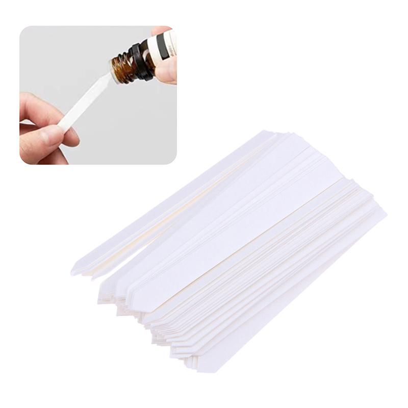 100 шт. Тест-полоски для духов Премиум Тест-лента для флаконов Для тестирования ароматов и эфирных масел Ароматическая бумага для ароматерапии