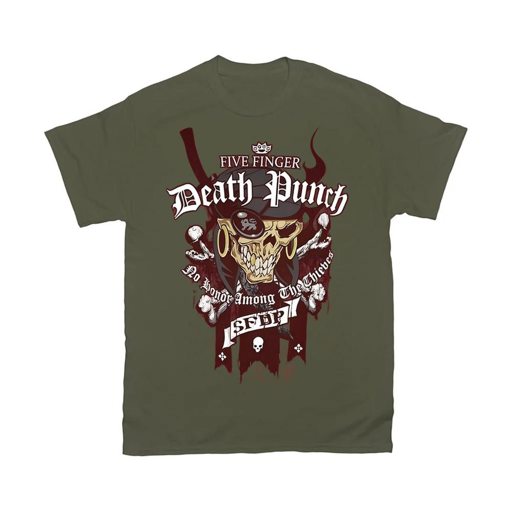 НОВИНКА Подарок для фаната на тур Five Finger Death Punch Все размеры от S до 5XL Унисекс Футболка
