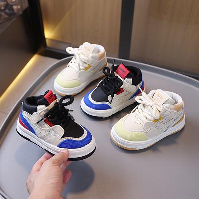 Новая осенняя мода Однотонные кроссовки на мягкой подошве Удобные износостойкие для мальчиков и девочек