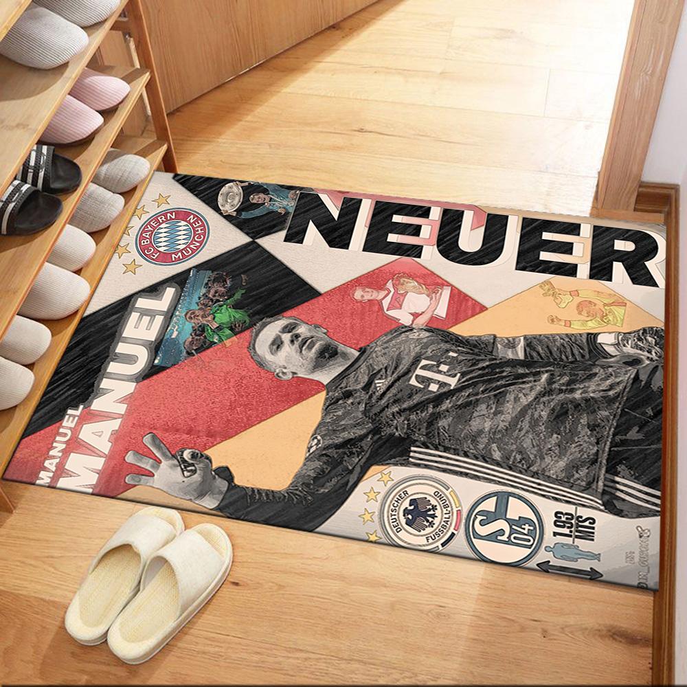 Bayern Munich Floor Rug Office Rug Design for Bedrooms Foyer Outdoor Entryway Anti-slip Rug Anime Office Decor Perfect Birthday/Christmas Gift Idea