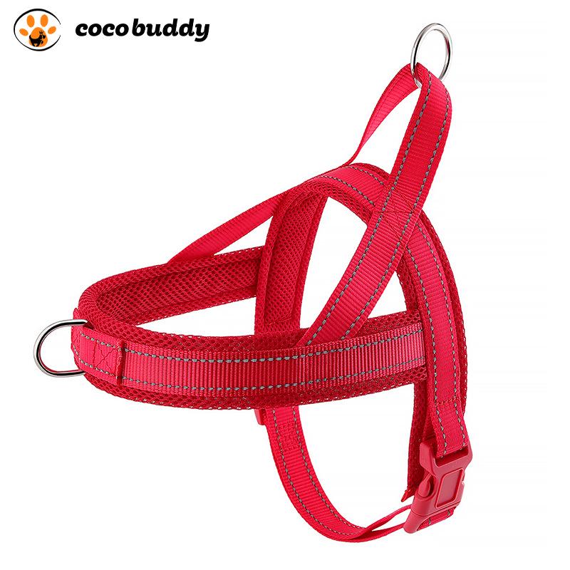 Шлейка для собак Easywalk Breathable Mesh и взрывозащищенный поводок для мелких/средних пород