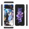 Чехол Yozakura Family Mission для Samsung Galaxy Z Flip4 Flip3 5G, жесткий ПК-чехол для мобильного телефона Z Flip 4 3, черный, чехол Zflip4 Zflip3
