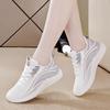 Fashion Whit Mesh Breathable Shoes for Women Summer Lace Up Woman Footwear Cotton Light Vulcanized Shoe Original Korean Walking Casual