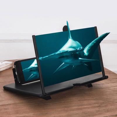 Увеличитель экрана мобильного телефона 3D Высокой четкости Увеличивающий экран проектора Увеличитель для фильмов Видео Игр Складная подставка для телефона с экраном