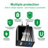 33 Вт GaN USB-зарядное устройство для мобильных телефонов QC 3.0 с вилкой US/EU/UK для быстрой зарядки