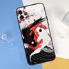 Чехол для телефона с изображением рыбы кои Инь-Ян для iPhone 16 Pro Max 12 13 Mini 11 14 15 Pro Max XR 16 15 Plus 16e Защитный корпус