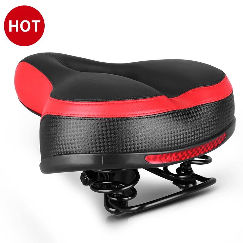Ergonomic Bike Seat, Double Shock - Absorption & Hollow Ventilation, ultra soft comfortable Non - Slip Waterproof Bicycle Saddle