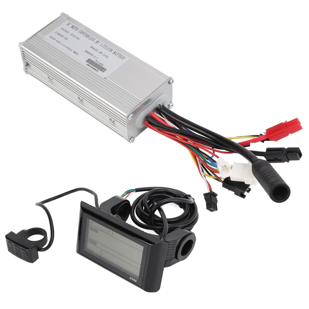 Electric Bicycle Modification Kit Controller Display Thumb Throttle Power Pedal Assist Sensor Kit for 36V 48V 500W Motor