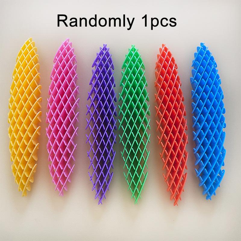 Игрушка-антистресс Червяк Растягивающаяся Эластичная Сетка Игрушки для Снятия Стресса для Детей и Взрослых 3D Телескопические Декомпрессионные Сенсорные Игрушки Подарки для Вечеринок