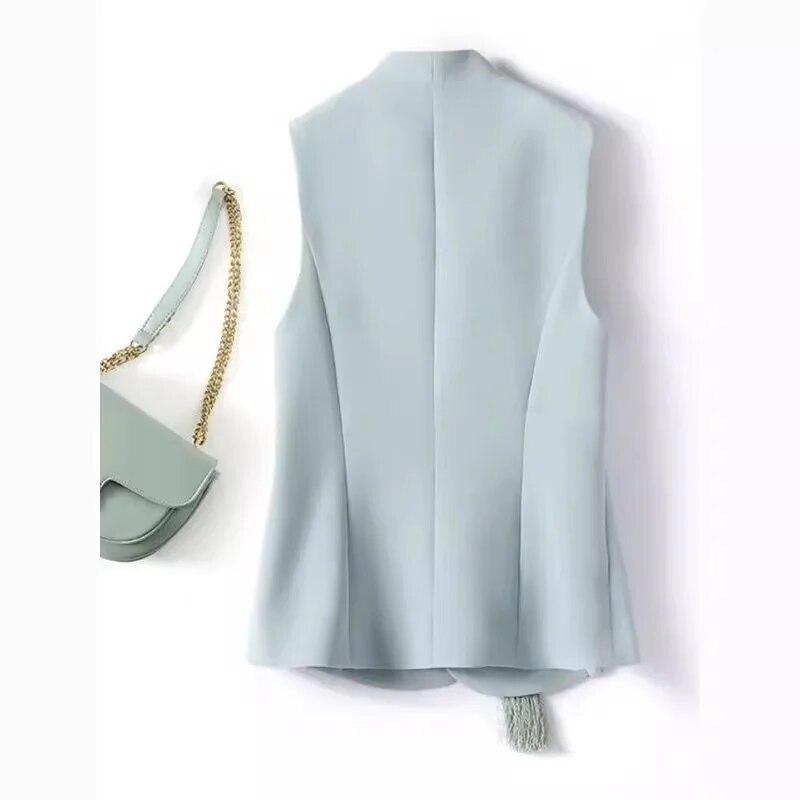 Темпераментный национальный ветровой жилет женский весенний продукт тяжелой промышленности Феникс вышивка жилет в китайском стиле женский