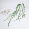 Artificial Succulent Plants for Wall and Home Decor - Hanging Basket with String of Pearls and Tears