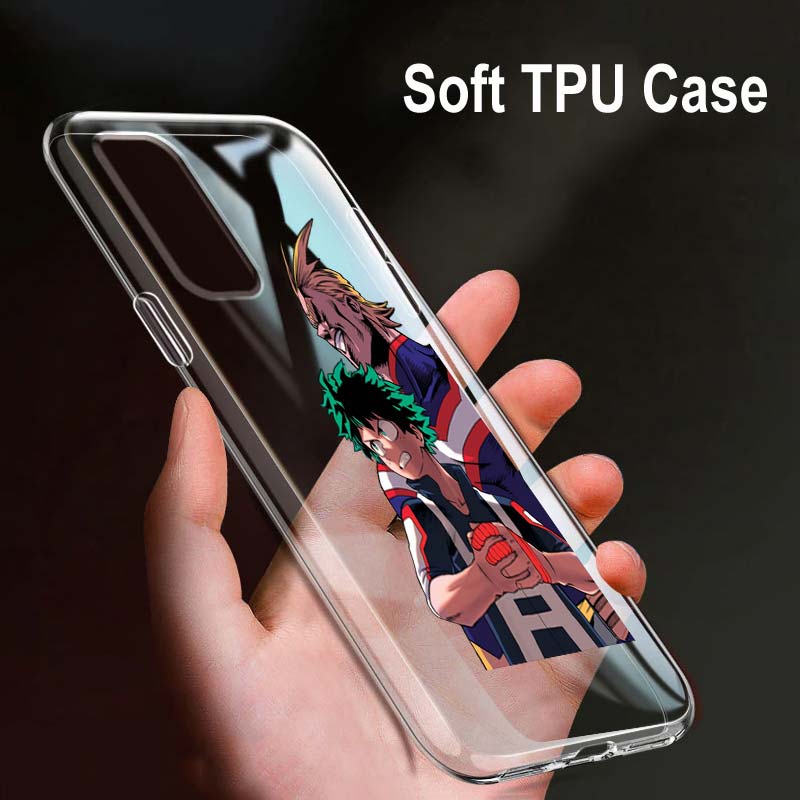 Прозрачный мягкий чехол для телефона Boku My Hero Academia для OPPO Reno7 SE 6 5 ZF 4G 5G Find X2 X3 Neo Lite Pro Plus