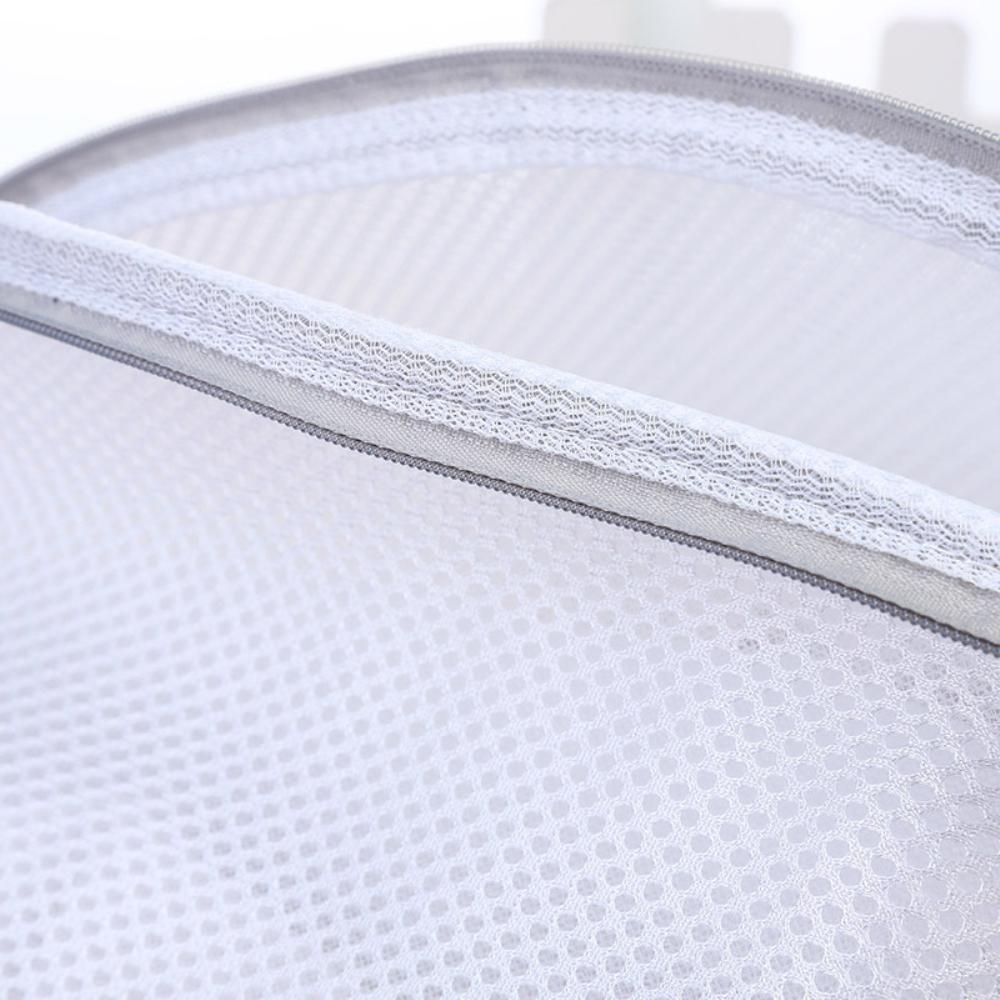 Mesh Shoes Storage Laundry Bag Mesh Washing Shoes Laundry Bags Zipper Washing Shoe Clothes Storage Bag Anti-deformation