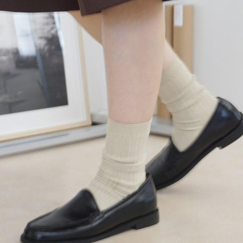 SOOPUI Носки из органического хлопка в зеленом_Органические носки в зеленом