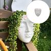 Artistic Face Shape Wall Planter Retros Human Profile Flowerpots Creative Plant Pot for Wall Decoration Balcony