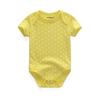Боди для новорожденных, детская одежда с короткими рукавами, детские комбинезоны с круглым вырезом