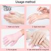 2 пары увлажняющих перчаток, водонепроницаемые, многоразовые, герметичные, эластичные, восстанавливающие, смягчающие сухие потрескавшиеся руки, женские, лосьон-гель, спа-перчатки