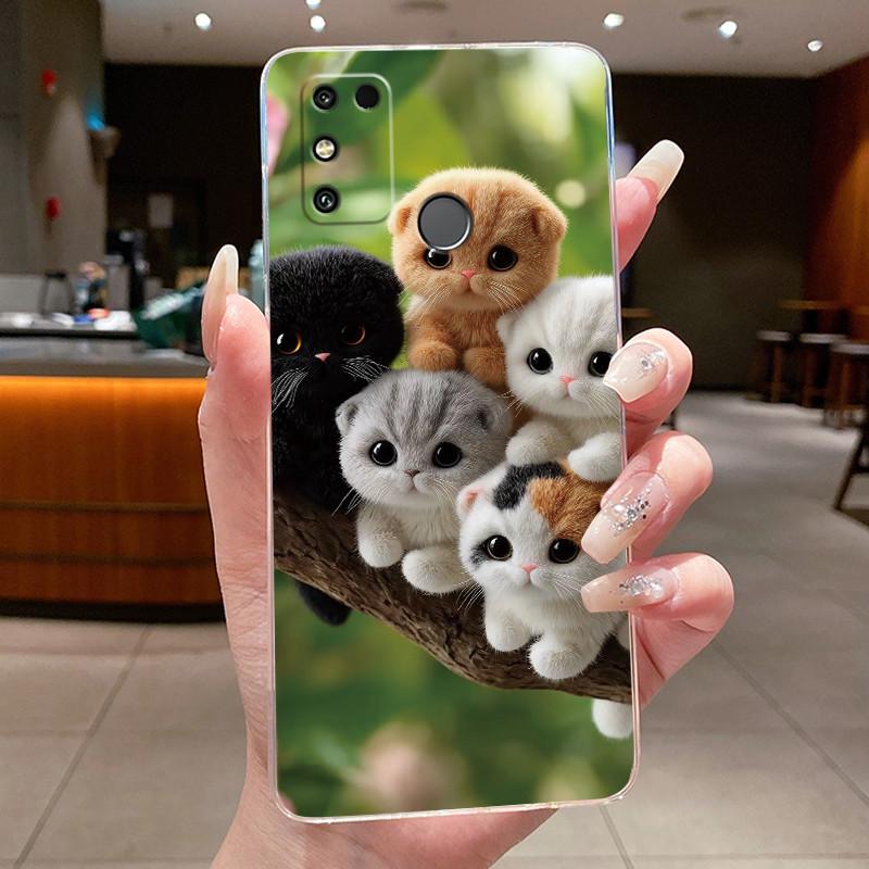 Casing For Honor 9A MOA-LX9N Case Aesthetic Luxury Cute Cool Boys Girls Pattern Transparent Soft Silicone Back Cover Phone Case