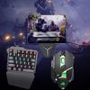 RGB Игровая Клавиатура Одноручная Мини USB Ультратонкая Проводная 35 Клавиш Одноручная Клавиатура с Подсветкой Для Компьютера ПК Ноутбука